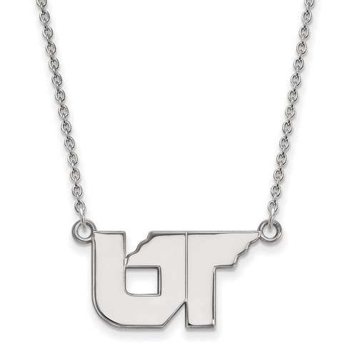 University of Tennessee Volunteers Small Pendant Necklace in Sterling Silver