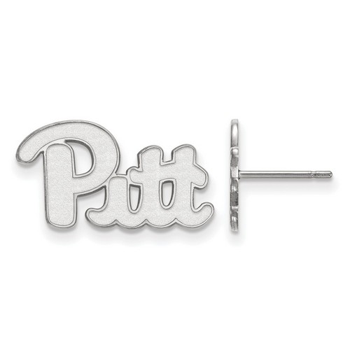 University of Pittsburgh Pitt Panthers Small Sterling Silver Post Earrings