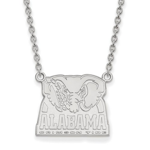 University of Alabama Crimson Tide Sterling Silver Pendant Necklace 7.47 gr
