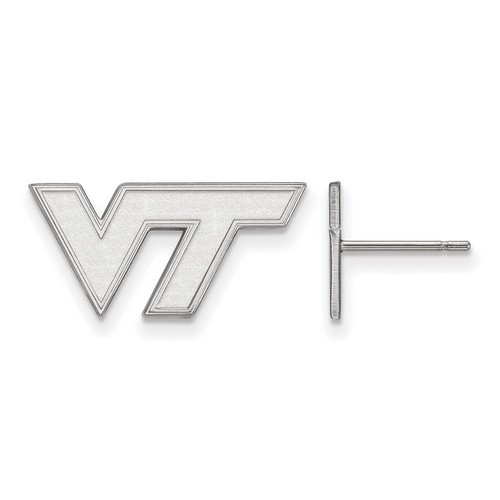 Virginia Tech Hokies XS Post Earrings in Sterling Silver 1.58 gr