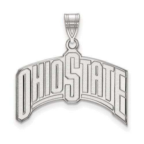 Ohio State University Buckeyes XL Pendant in Sterling Silver 3.29 gr