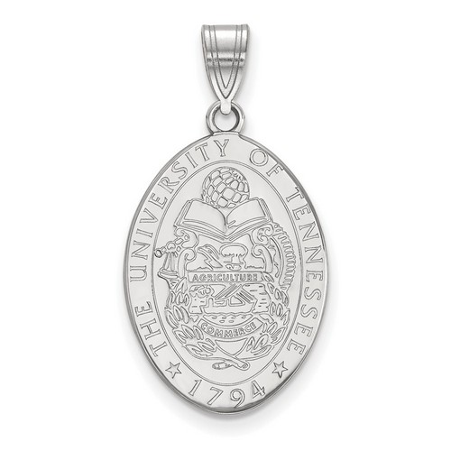 University of Tennessee Volunteers Medium Crest Sterling Silver Pendant 3.15 gr