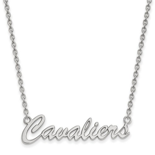 University of Virginia Cavaliers Medium Sterling Silver Pendant Necklace 5.09 gr