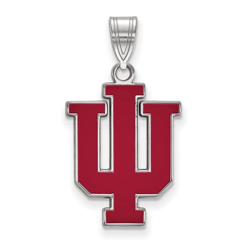 Indiana University Hoosiers Large Pendant in Sterling Silver 1.82 gr