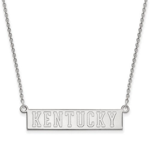 University of Kentucky Wildcats Small Sterling Silver Pendant Necklace 4.48 gr