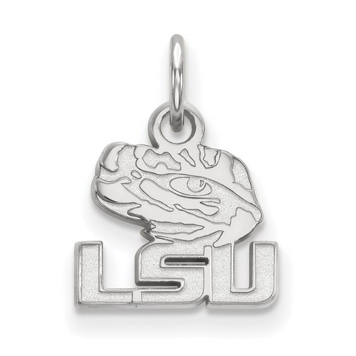 Louisiana State University LSU Tigers XS Pendant in Sterling Silver 0.85 gr
