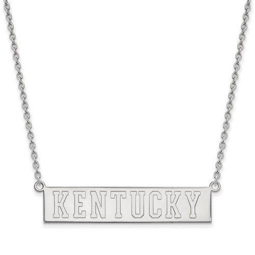 University of Kentucky Wildcats Large Sterling Silver Pendant Necklace 8.96 gr