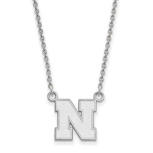 University of Nebraska Cornhuskers Sterling Silver Pendant Necklace 3.17 gr