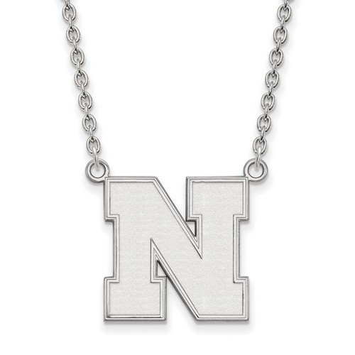 University of Nebraska Cornhuskers Sterling Silver Pendant Necklace 6.15 gr