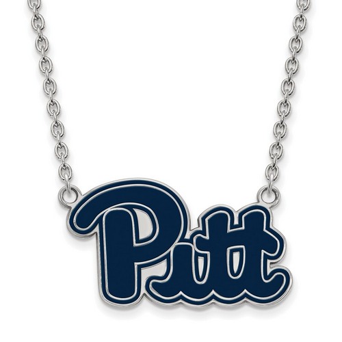 University of Pittsburgh Pitt Panthers Sterling Silver Pendant Necklace 6.53 gr
