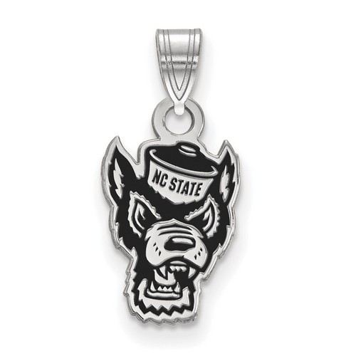 North Carolina State University Wolfpack Small Sterling Silver Pendant 1.08 gr