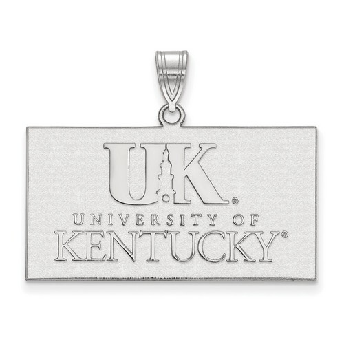 University of Kentucky Wildcats Large Pendant in Sterling Silver 5.17 gr