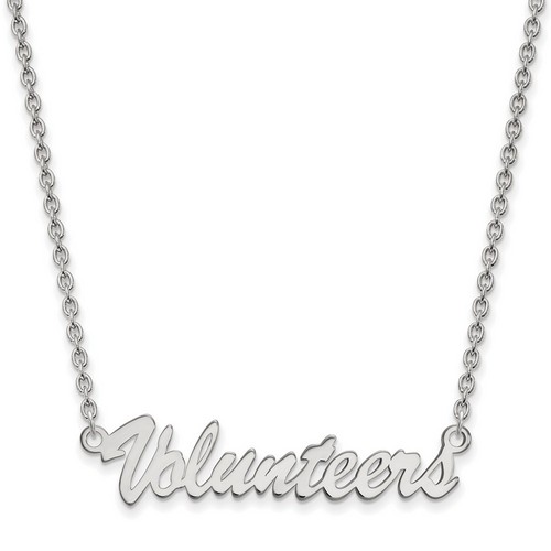 University of Tennessee Volunteers Medium Pendant Necklace in Sterling Silver