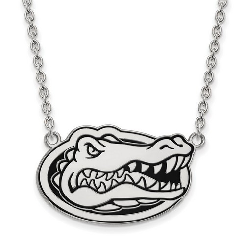University of Florida Gators Large Pendant Necklace in Sterling Silver 8.25 gr