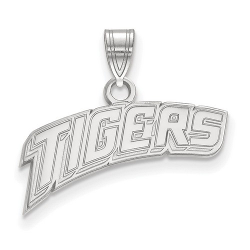 Louisiana State University LSU Tigers Small Pendant in Sterling Silver 1.49 gr