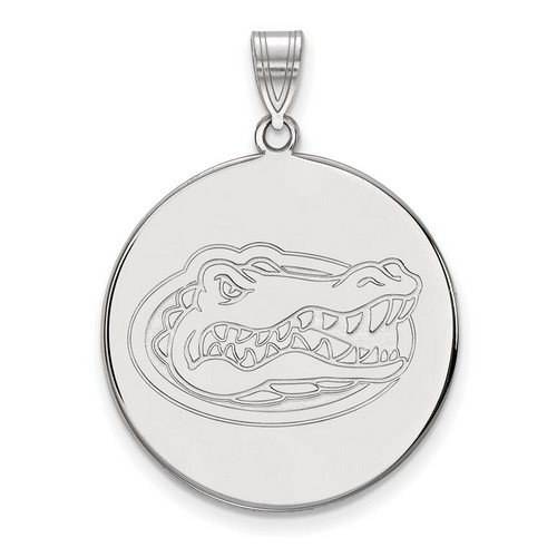 University of Florida Gators XL Disc Pendant in Sterling Silver 5.80 gr