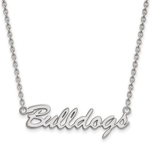 University of Georgia Bulldogs Pendant Necklace in Sterling Silver 5.36 gr