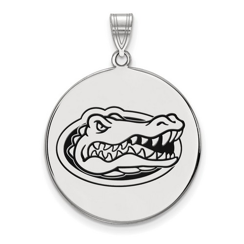 University of Florida Gators XL Disc Pendant in Sterling Silver 5.81 gr