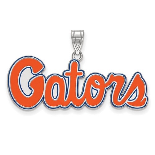 University of Florida Gators Medium Pendant in Sterling Silver 3.97 gr