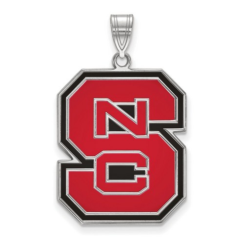 North Carolina State University Wolfpack XL Pendant in Sterling Silver 4.51 gr