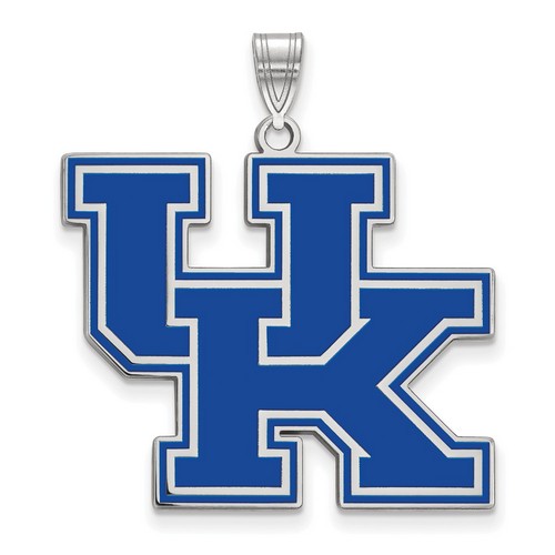 University of Kentucky Wildcats XL Pendant in Sterling Silver 5.83 gr