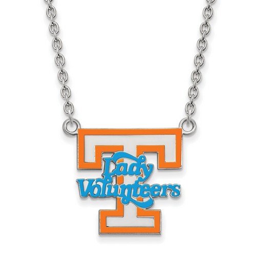University of Tennessee Volunteers Sterling Silver Pendant Necklace 5.91 gr