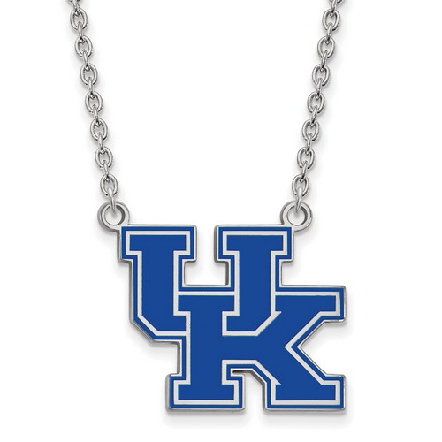University of Kentucky Wildcats Large Sterling Silver Pendant Necklace 6.71 gr