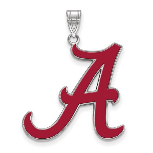 University of Alabama Crimson Tide XL Pendant in Sterling Silver 2.48 gr
