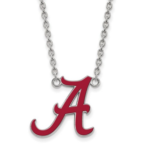 University of Alabama Crimson Tide Sterling Silver Pendant Necklace 4.79 gr