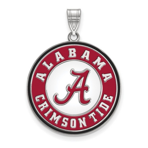 University of Alabama Crimson Tide XL Sterling Silver Pendant Necklace 5.28 gr